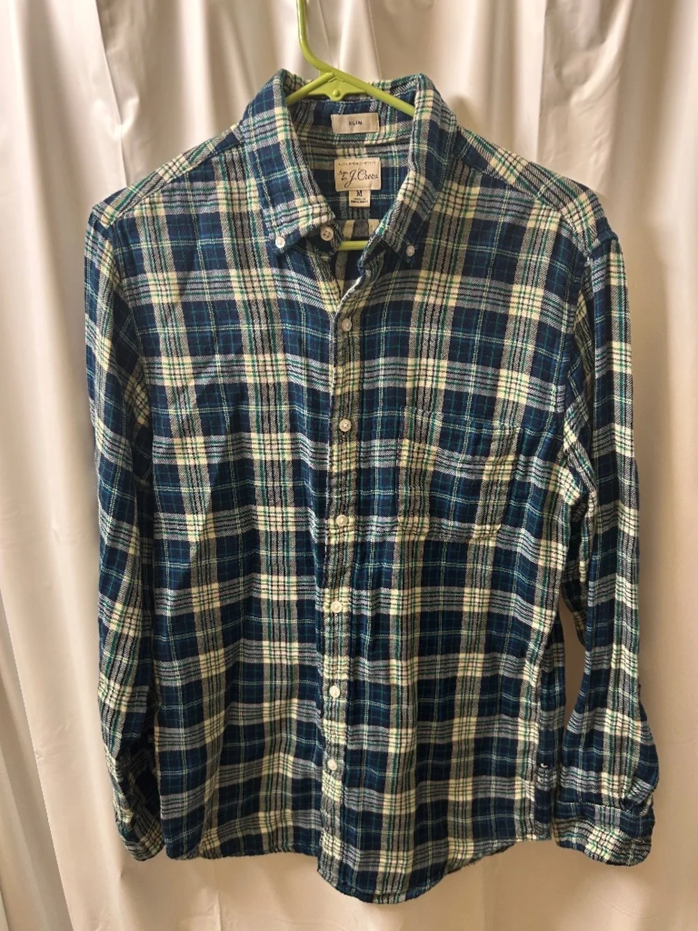 J.Crew Flannel Plaid Top